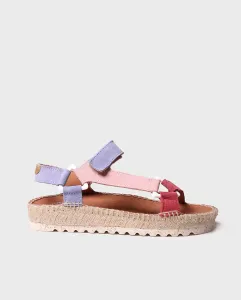 Женские замшевые эспадрильи на плоской подошве с застежкой-липучкой Toni Pons, розовый
