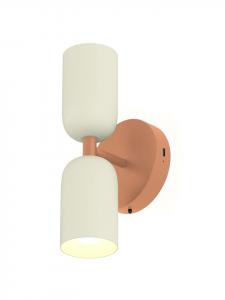 Home24 Настенный светильник NIMI на батарейках, кремово-оранжевого цвета