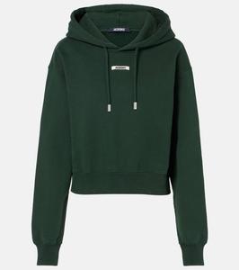 Хлопковая худи с рубчиком Jacquemus, Dark Green 2