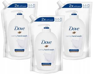 Питательное жидкое мыло Dove, сменная упаковка 3 x 500 мл