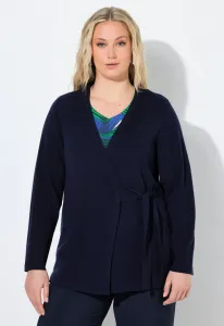 Кардиган bindebandverschluss vausschnitt Ulla Popken, Marine