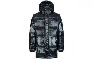 Пуховик мужской черный Evisu, черный