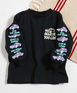 Футболка с длинным рукавом и мотивом