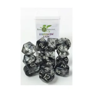 Многогранные игральные кости — Лич, арочные d4 с белыми цифрами (15), Game Dice - Diffusion (Role 4 Initiative)