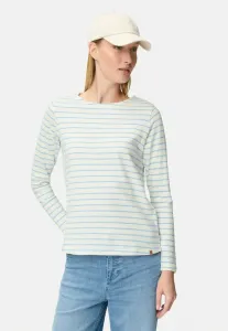 Топ с длинными рукавами langarm Camel Active, Soft Blue Milk Whit