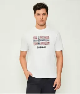 Футболка S-DRAPEAU SS relaxed fit Napapijri, белый