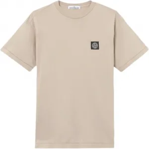 Футболка мужская Sand с круглым вырезом STONE ISLAND, sand