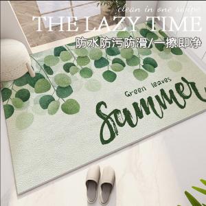 Budis Ковер 100х140 см из ПВХ, для прихожей, влагонепроницаемый, с цветочным ароматом, моющийся