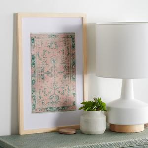 Картина Safavieh Historia, 58x35,5 см, зеленый / розовый