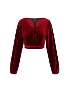 Faina Женская блузка бордового цвета
