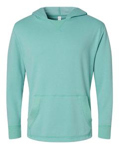 Мужская винтажная флисовая толстовка с капюшоном LAT, цвет washed saltwater