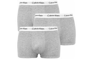 Боксеры мужские 3 шт Gray Calvin Klein, серый