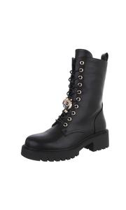 Ботильоны на шнуровке Ital-Design, черный