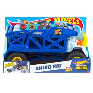 Hot Wheels, Monster Trucks Rhino Rig, транспортер, HFB13
