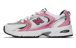 Кроссовки New Balance 530 Anti-Slip And Wear-Resistant Breathable, белый/розовый