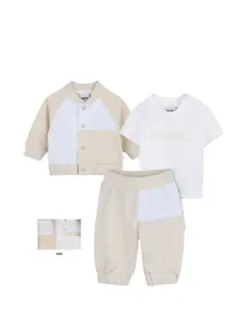 Спортивный костюм со вставками Boss, белый