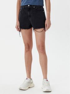 Джинсовые шорты обычного кроя DW0DW20097 Tommy Jeans, черный