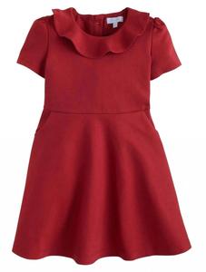 Платье Girl's Joy в малиновом цвете LITTLE ENGLISH