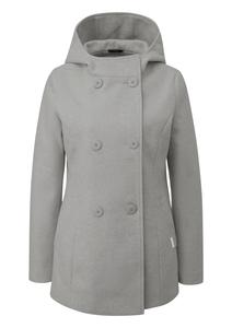 QS Демисезонное пальто в сером цвете