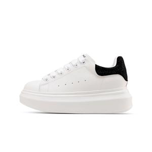Износостойкие низкие повседневные туфли для женщин C°BANNER, White Black