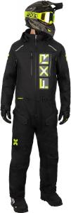 Мужской монокомбинезон FXR Recruit Lite, Black/Hi-vis