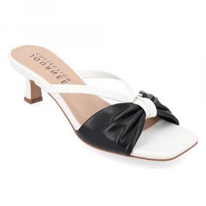 Босоножки на широком каблуке Journee Starling, черные