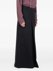 Плиссированная юбка макси Société Anonyme, синий