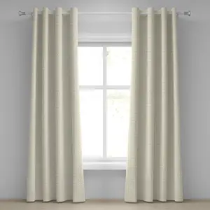 Штора на люверсах ABAKUHAUS с четырехлистником, узор в марокканском стиле, точки, рисунок в виде ромбовидных лепестков, декоративная, двухпанельная, 280 x 260 см, коричнево-белая