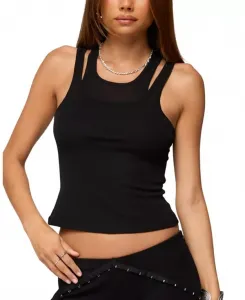 Майка Сэмми с многослойной одеждой Edikted, черный