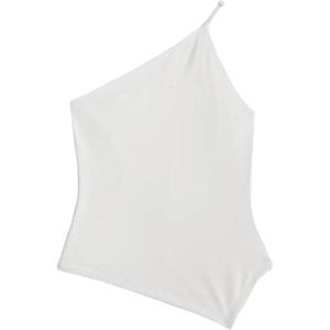 Abercrombie＆Fitch Топ-майка женская cream