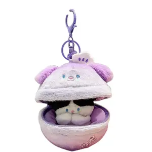 Velvet Mill Плюшевый кулон Waggy Bakery Cream Puff Bag Little Hot Dog Dolls высота 10,5 см/11 см