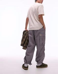 Брюки-карго Carhartt WIP Jet серого цвета