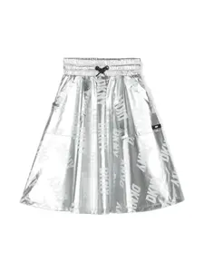 Юбка с логотипом Dkny Kids, серый