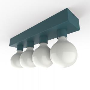 Потолочный светильник Lumicom, 10x45x7,5 см, синий