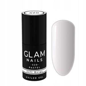 Гибридный лак для ногтей Glam Nails 520 Soft Beige 6 мл