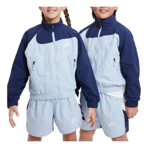 Куртка спортивная одежда amplify тканая куртка на молнии Nike, синий