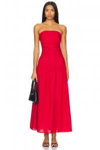 Платье макси стелла Sndys, красный
