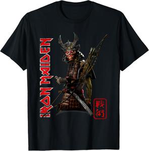 Футболка с логотипом Senjutsu Samurai, черная Iron Maiden
