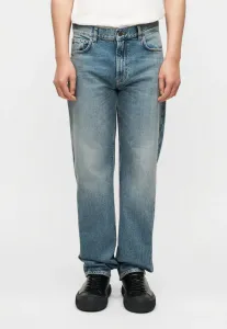 Брюки с карманами, джинсы свободного кроя Emporio Armani, Medium Blue Denim