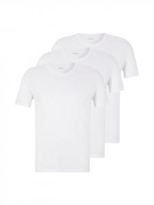 Набор из 3 футболок с круглым вырезом белого цвета