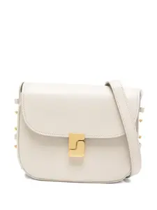 Мини-сумка Bellissima с заклепками на плечо Soeur, нейтральный