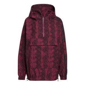 Толстовка adidas x IVY PARK Crossover Snake Skin Printing Couple Style Cherry Red, красный