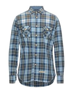 Рубашка Tintoria Mattei 954, лазурный