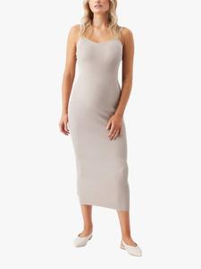 Платье для беременных Celine из ребристого трикотажа Ripe, Stone