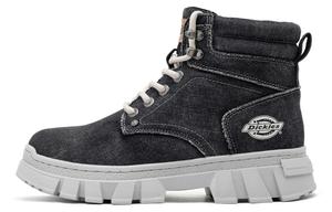 Короткие ботинки Martin для мужчин Dickies, mist черный/fleece-lined