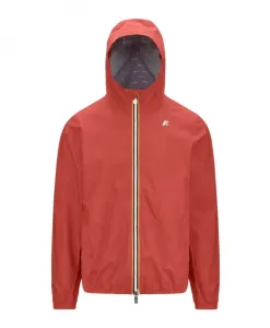 Эко-Эластичная красная куртка в горошек K-Way, красный