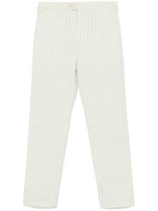 FURSAC брюки в полоску, зеленый