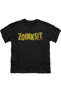 Футболка с коротким рукавом Scooby Doo "Zoinks" для детей Gildan, черный