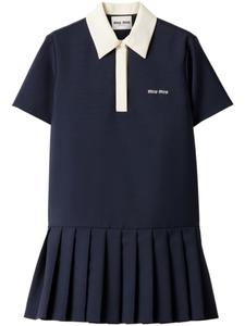 Платье мини Kid Miu Miu, синий