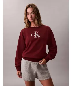 Толстовка Relaxed fit Calvin Klein Jeans, красный